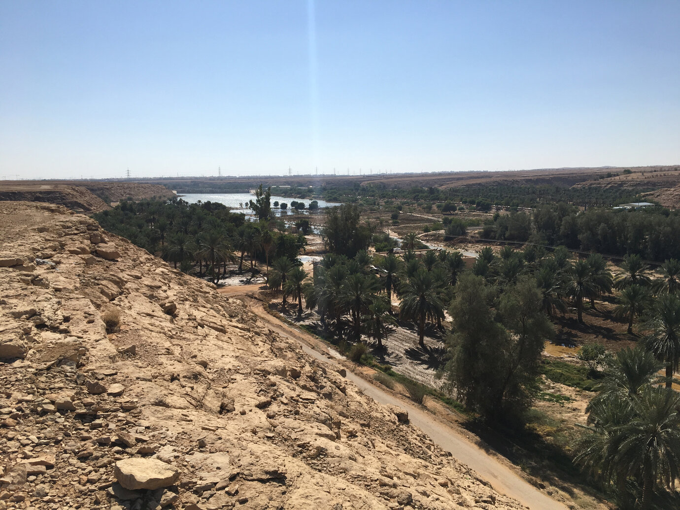 Wadi Hanifah lake area