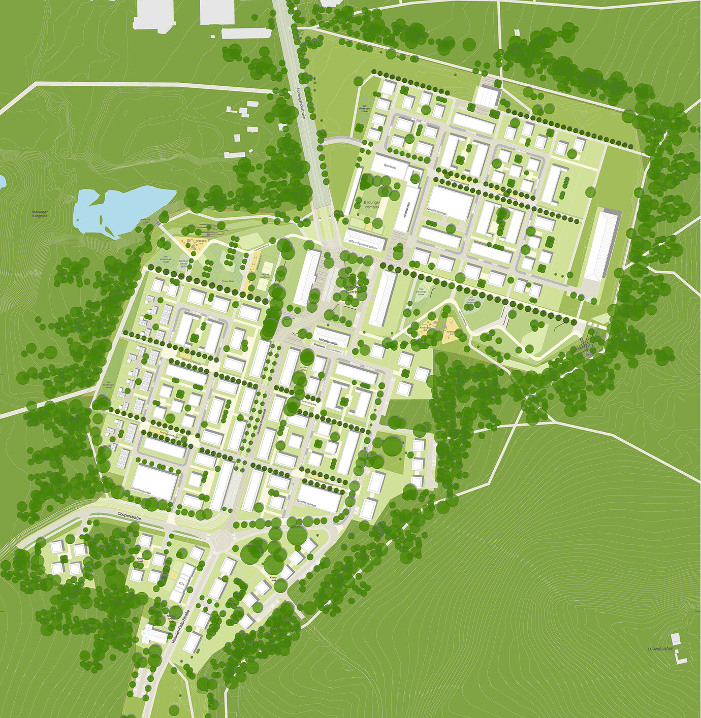 Urban development structural concept
