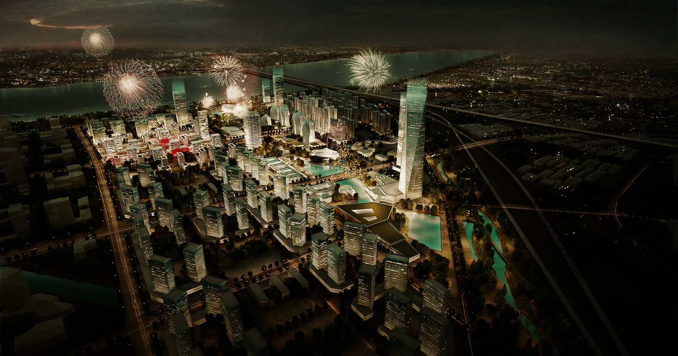 Visualization night perspective