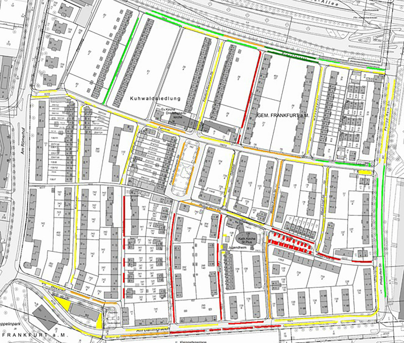 Survey of the use of available parking