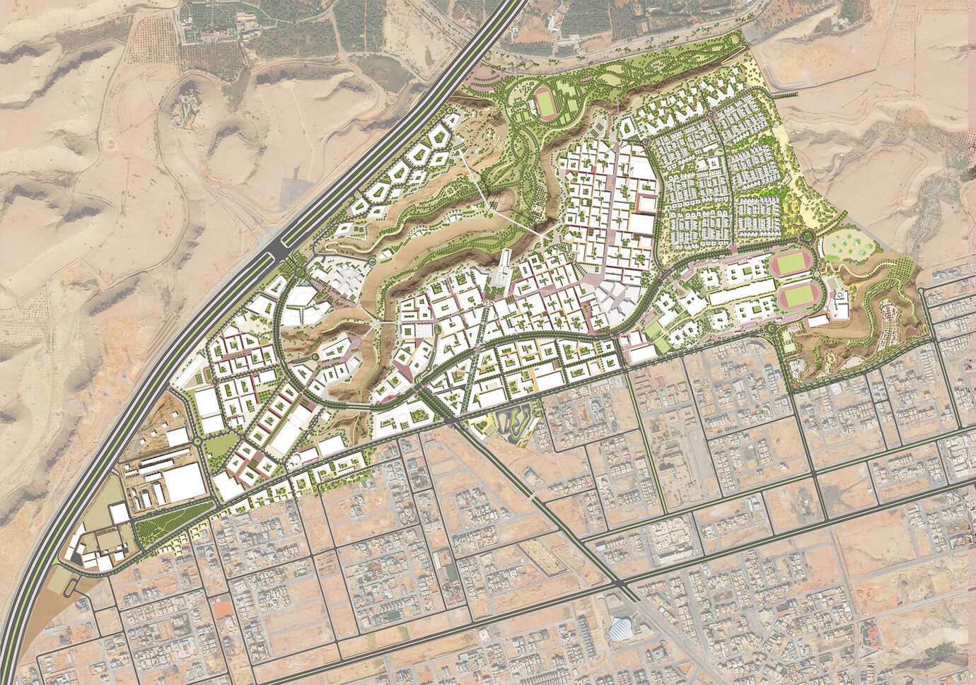 Illustrative master plan for Prince Mohammed Bin Salman Non Profit City
