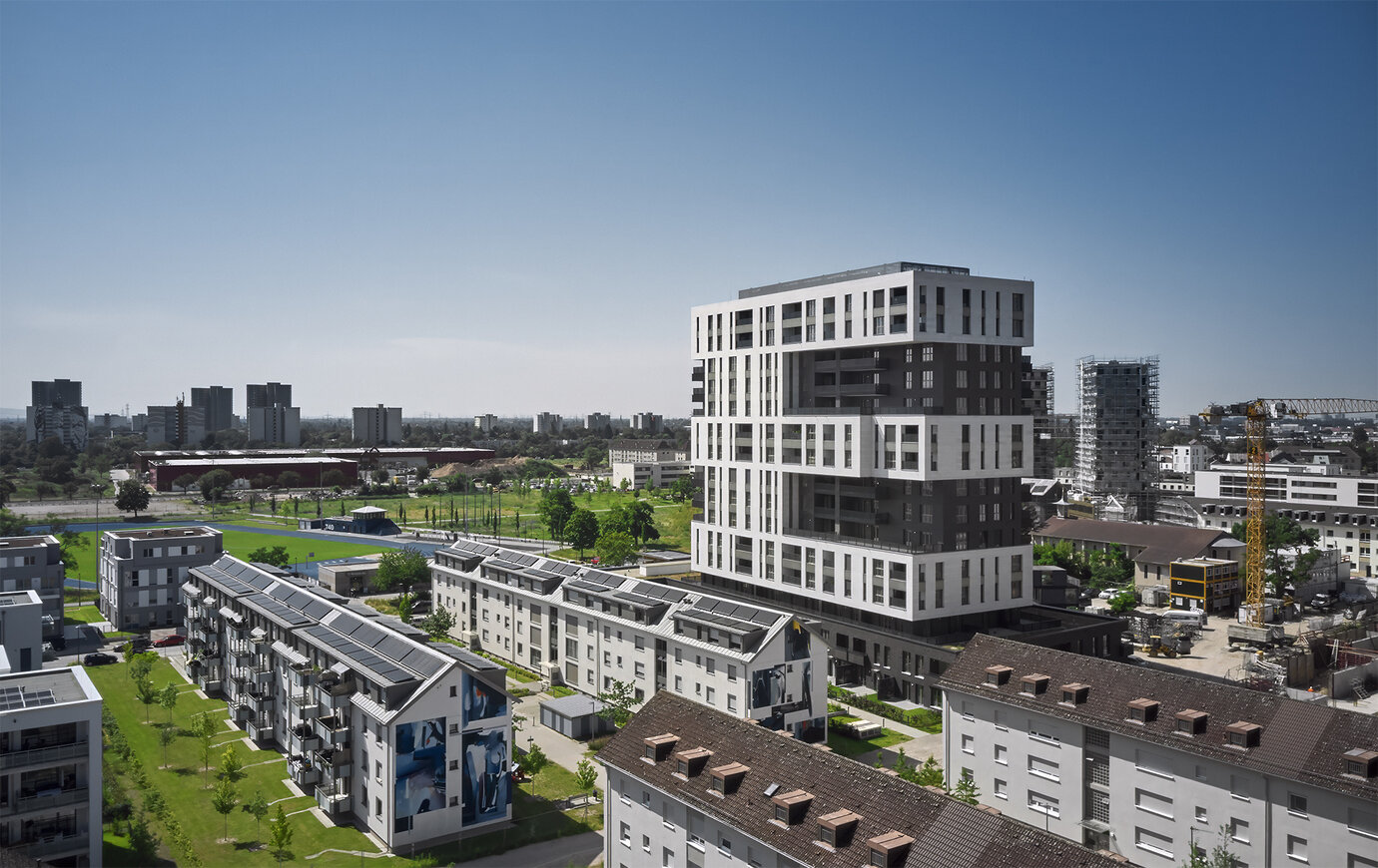Loggia, balcony or terrace: each of the 113 apartments offers an outdoor area.