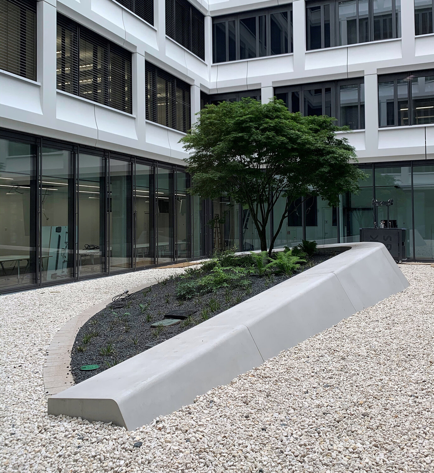 Representative courtyard to the foyer