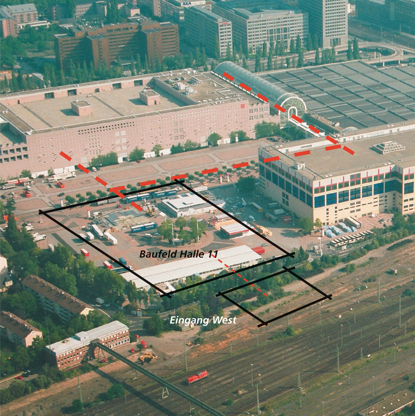 build up area hall 11/ west entrance