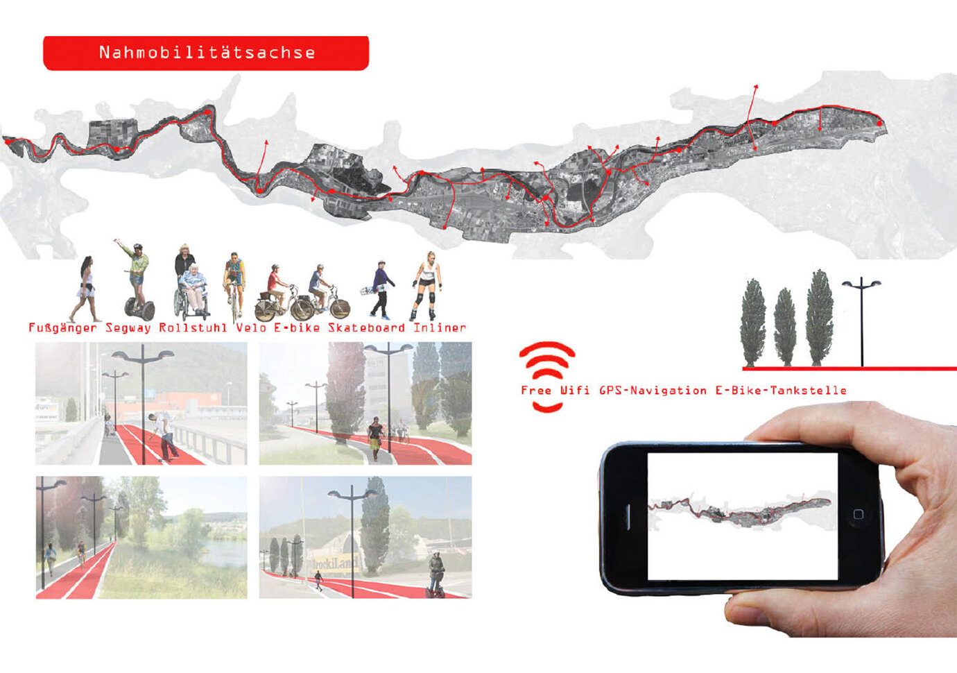 visualization bird's eye view planning for the Limmattal