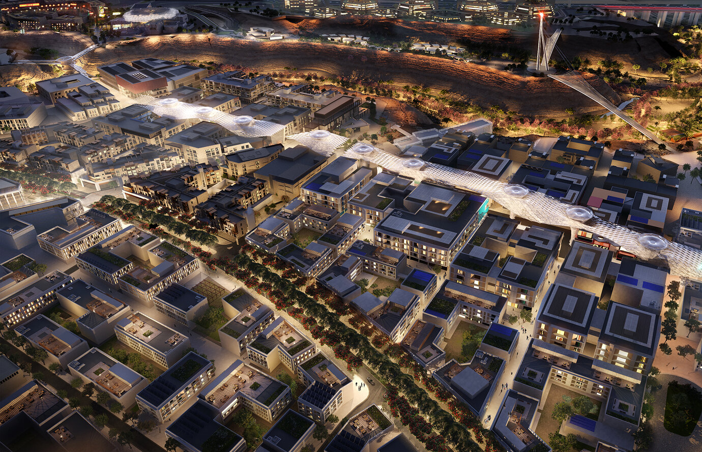 Bird view of the LIFELINE District