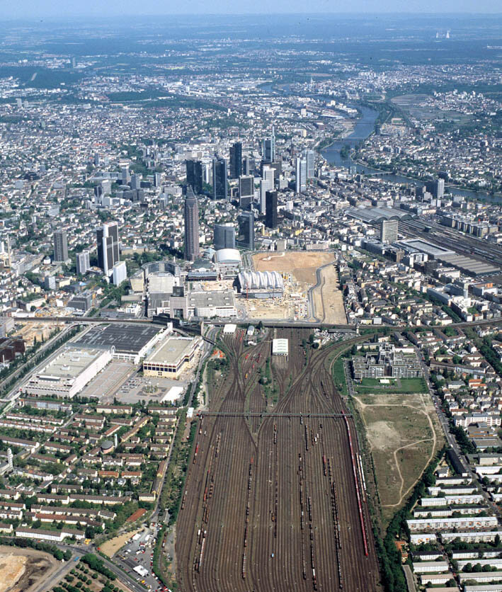 aerial photograph of the Europa Viertel