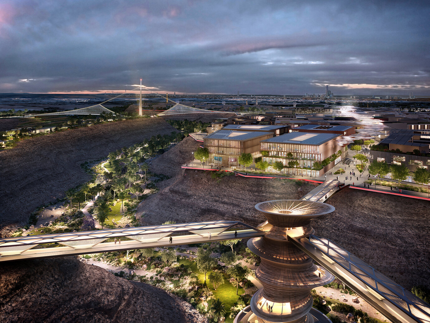 Mohammed Bin Salman Nonprofit City with the LIFELINE and Wadi Hanifah