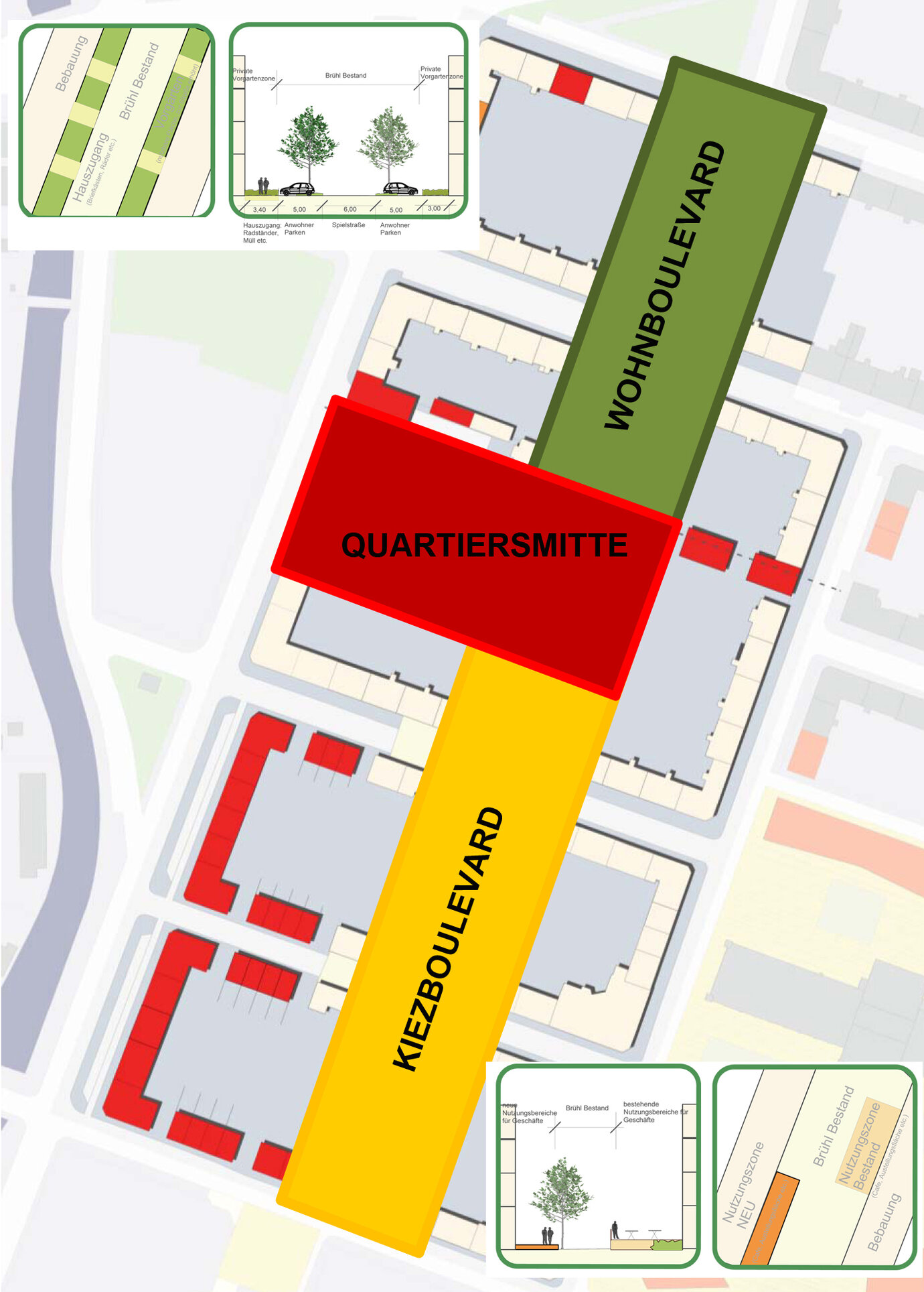 re-organisation Brühl boulevard