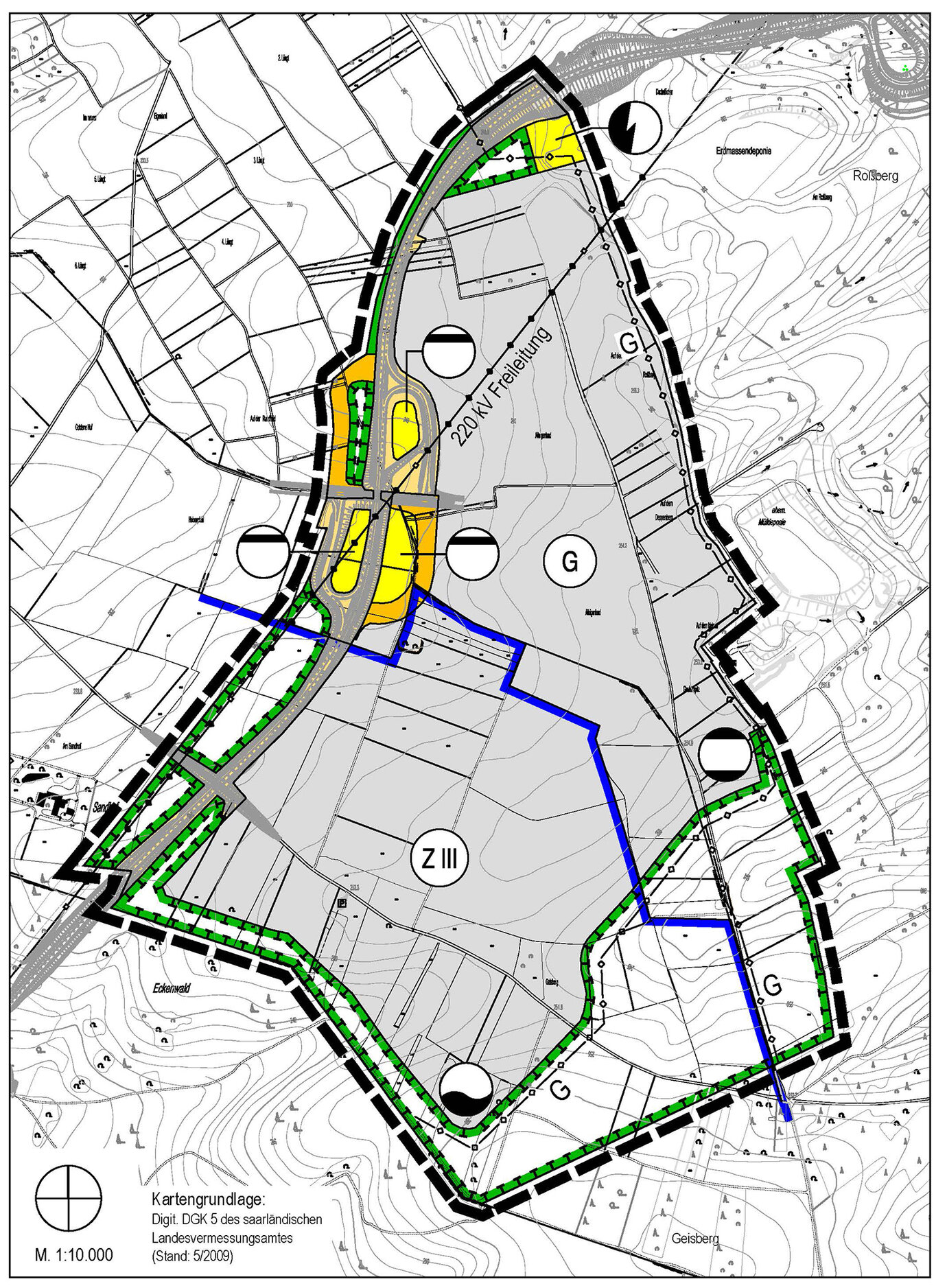 Aerial photo of the planning area