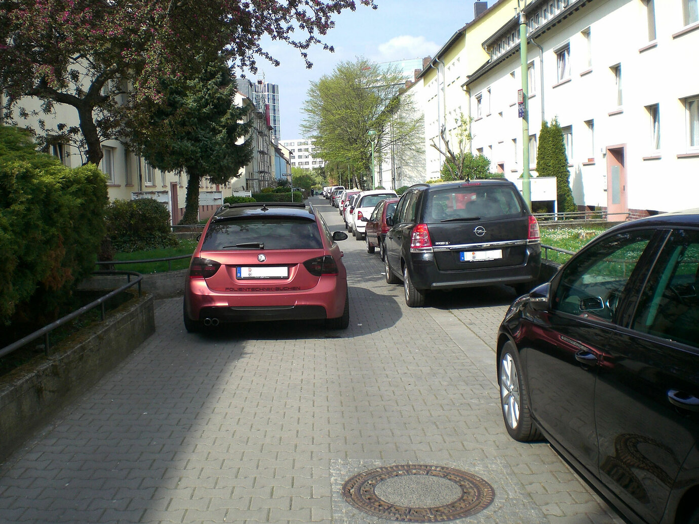 Parking situation in the Kuhwaldsiedlung