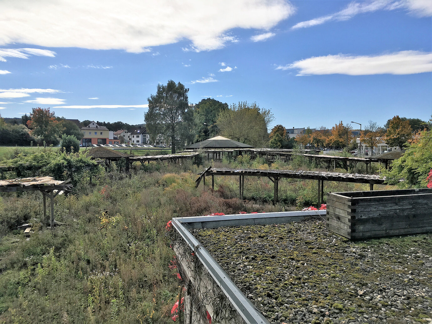 Planned area in Neumarkt, looking southwards, 2018