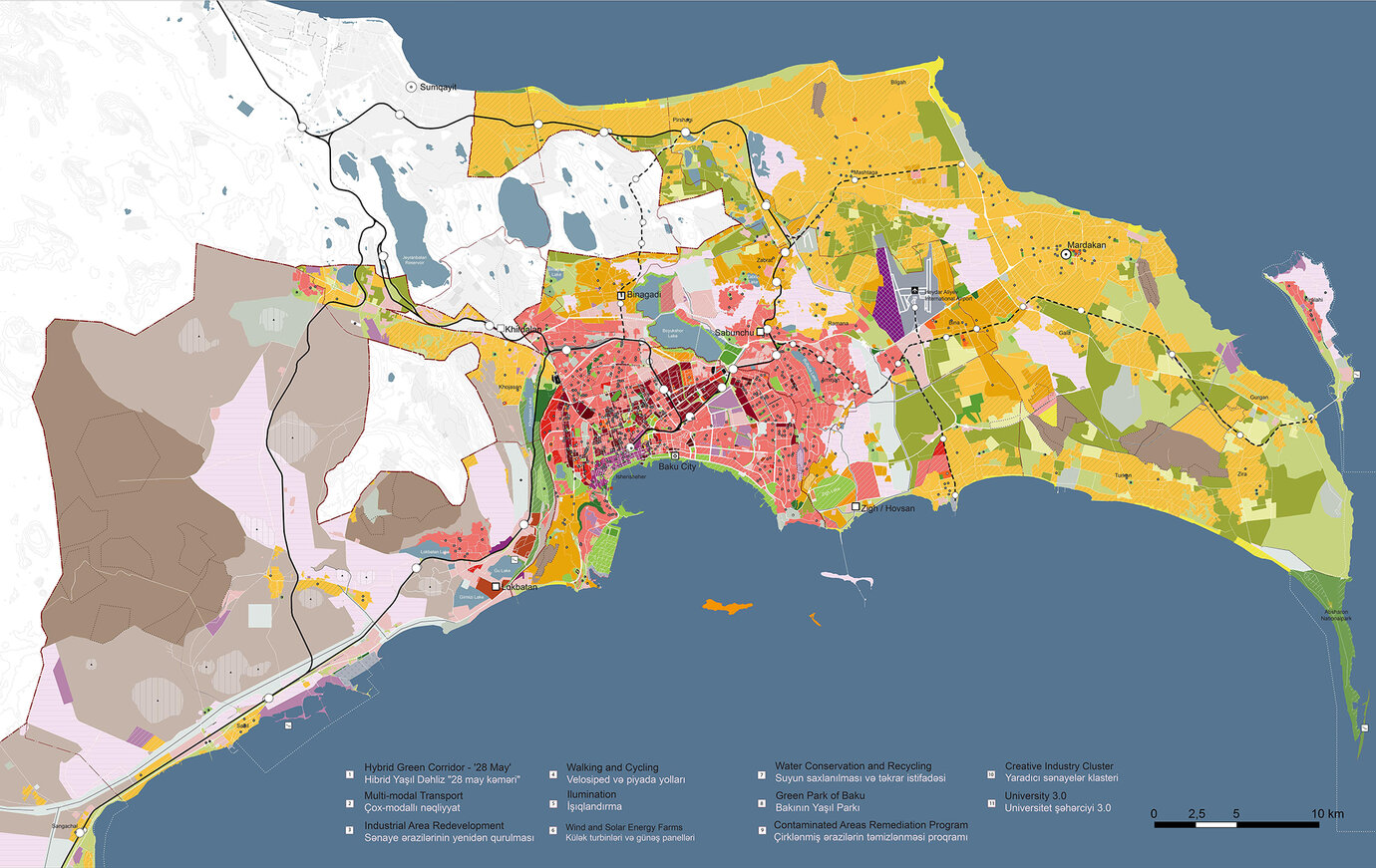 Ecology and open space concept
