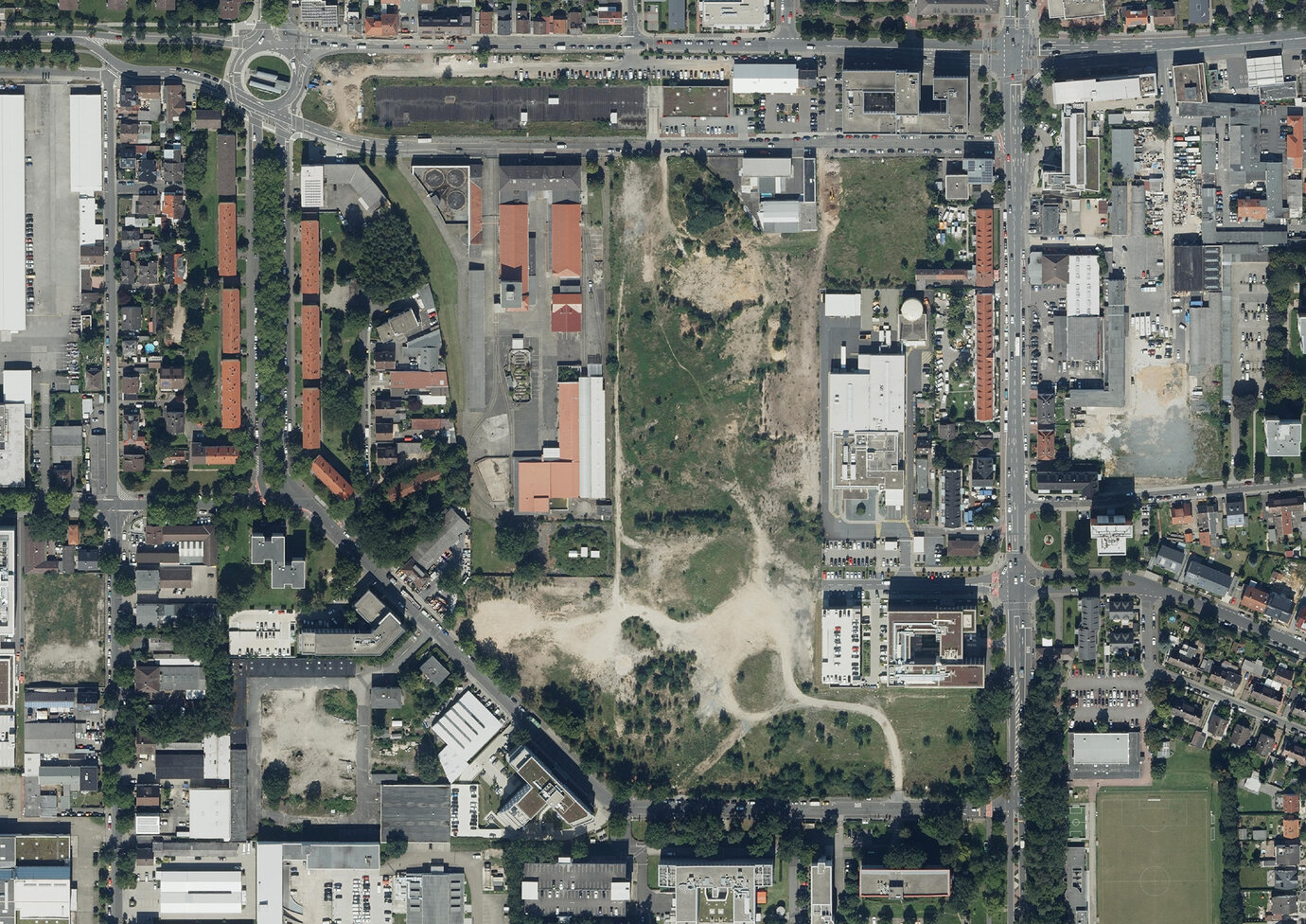Aerial view of “Urban Quarter South”