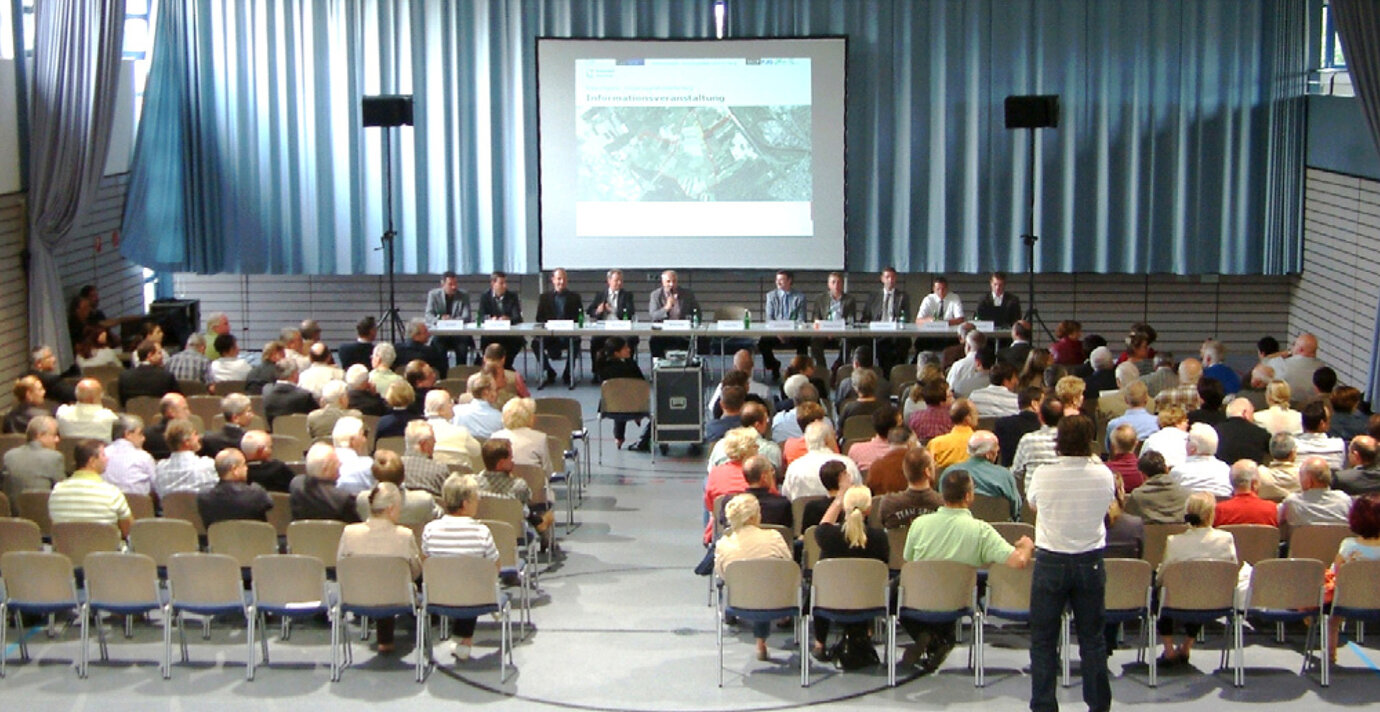 Aerial photo of the planning area