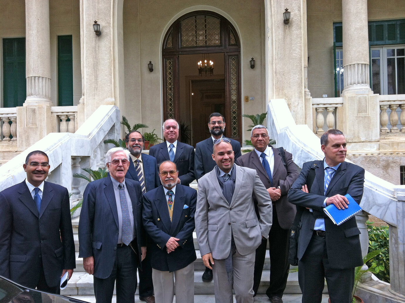Prof. Speer and team in front of governorate of Alexandria