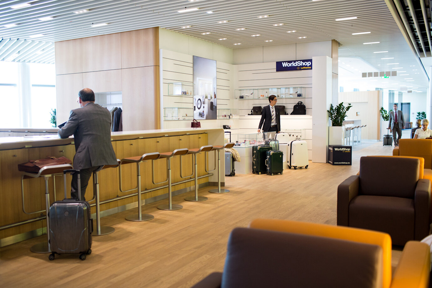 Senator-Lounge, Non-Schengen area