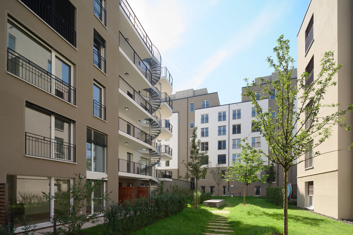 Green courtyard