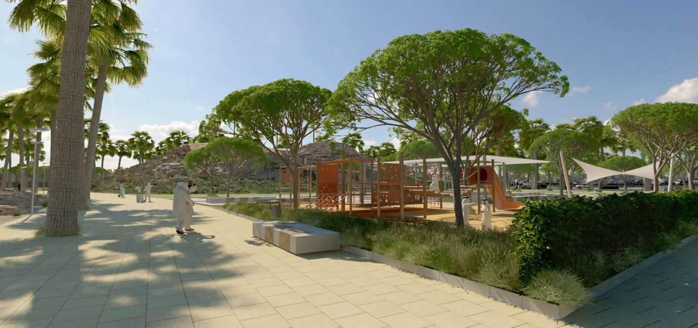 pedestrian area