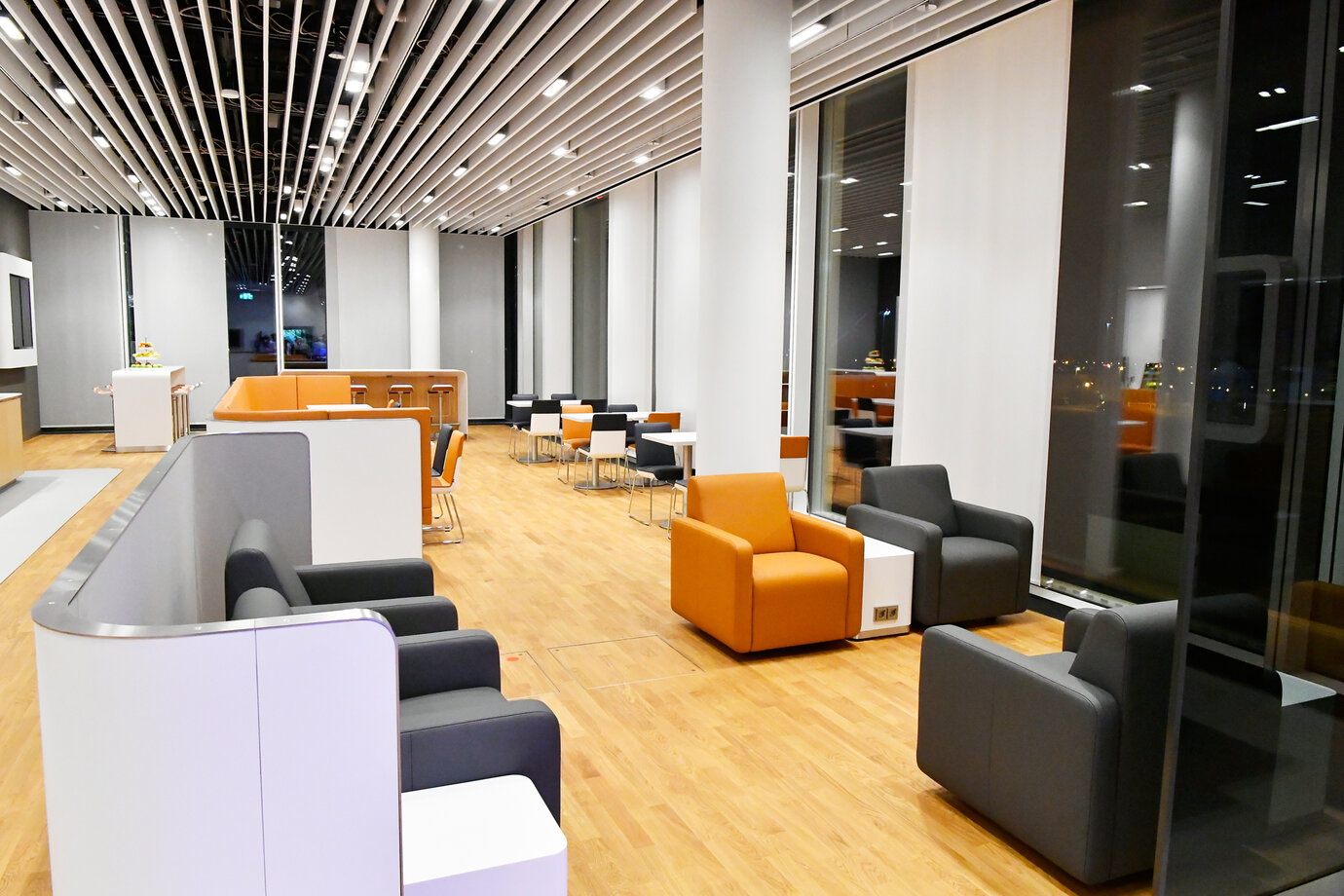 open seating area