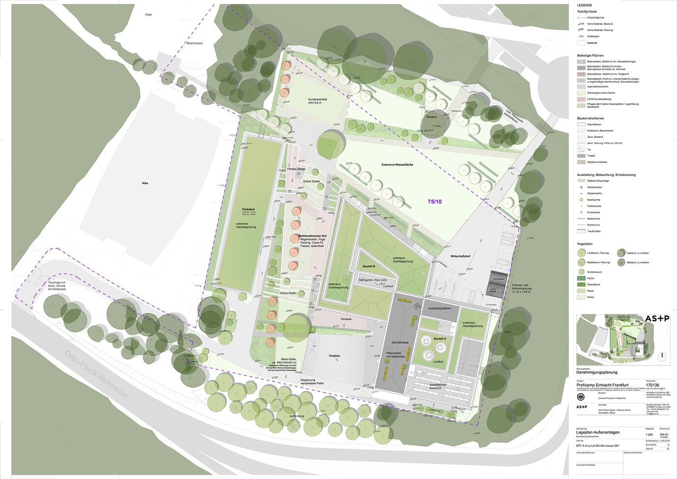 ProfiCamp open space plan, visualisation