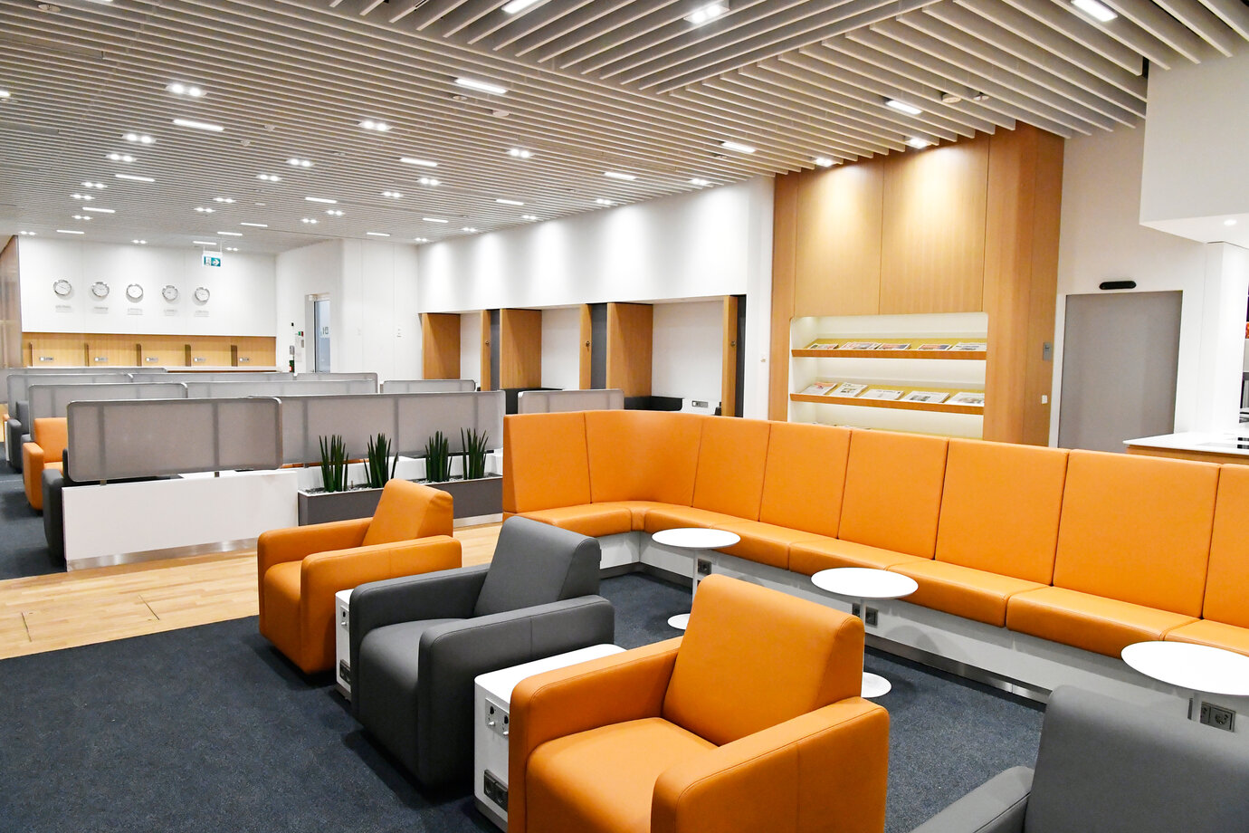 open seating area