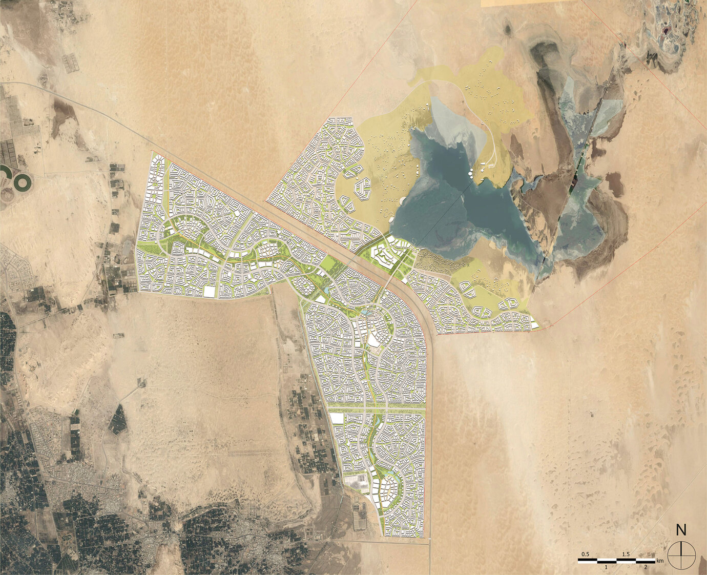 Concept for Dahiyat Al Asfar master plan