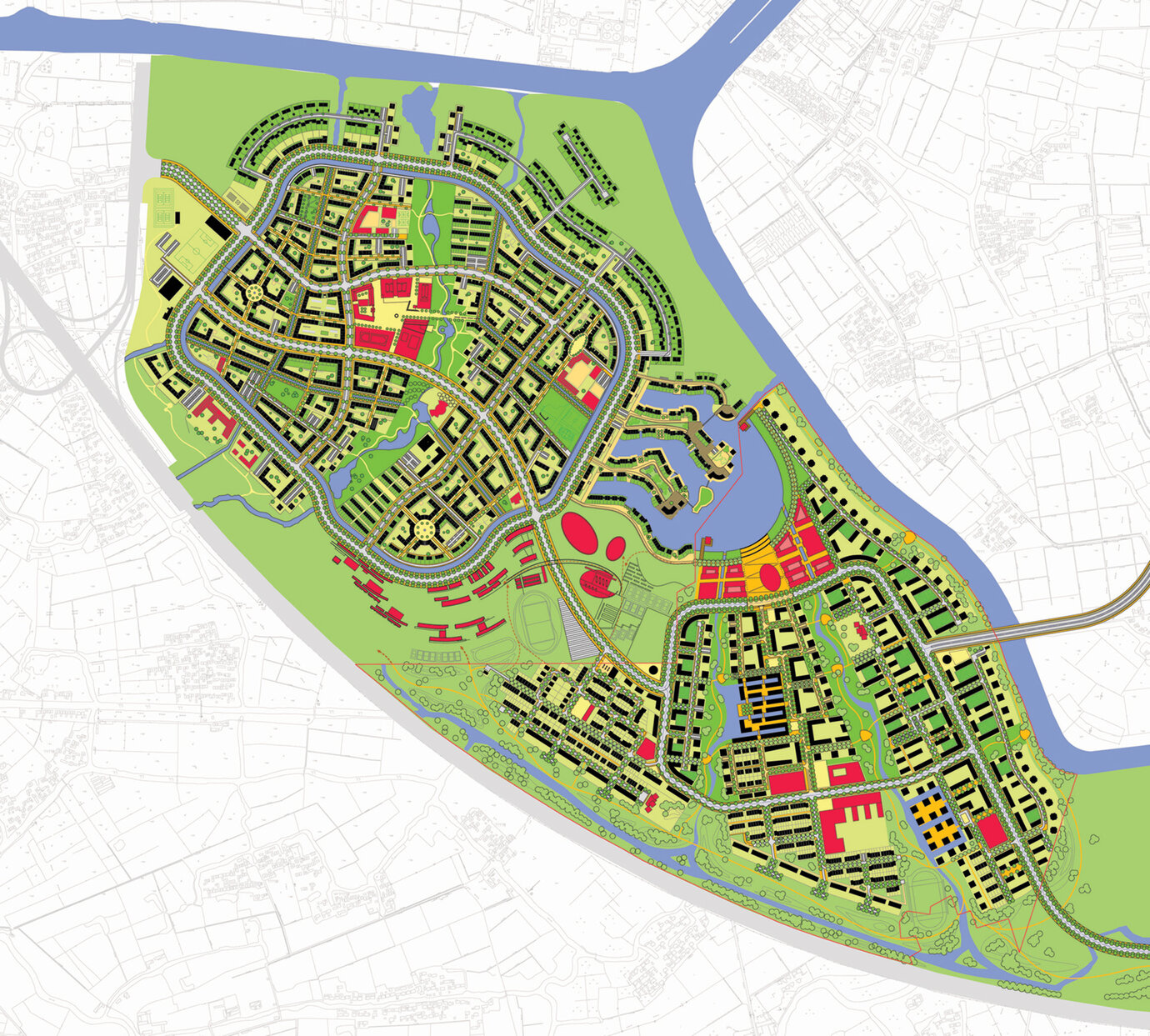master plan Anting New Town